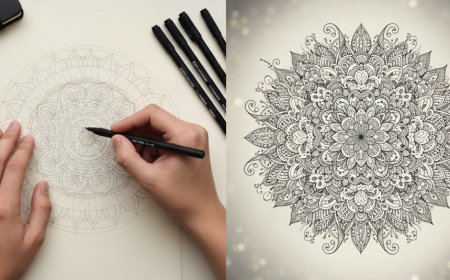 The Meditative Art of the Mandala Doodle: Drawing Your Way to Calm