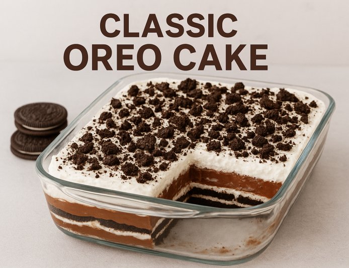 Classic Oreo Icebox Cake🍰