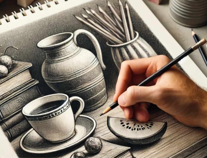 sketching Secrets: Mastering Shading and Perspective to Create Deep, Realistic Forms
