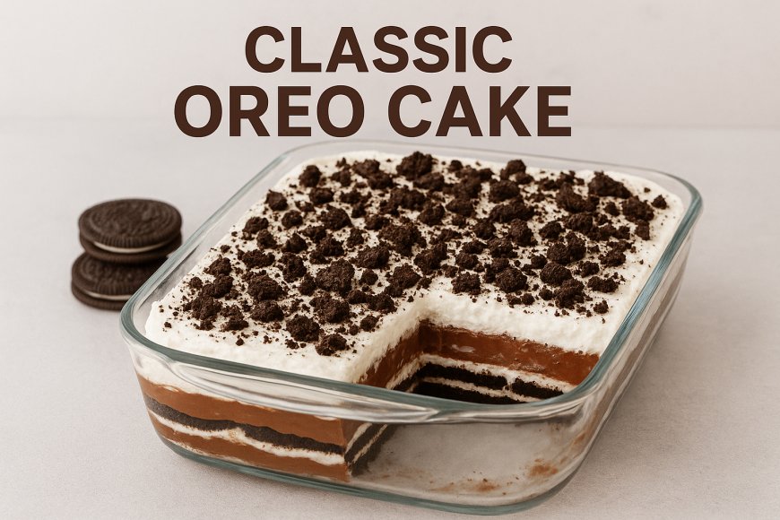 Classic Oreo Icebox Cake🍰