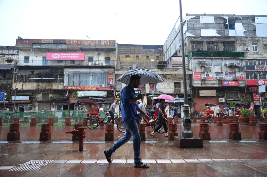 Raining in Delhi