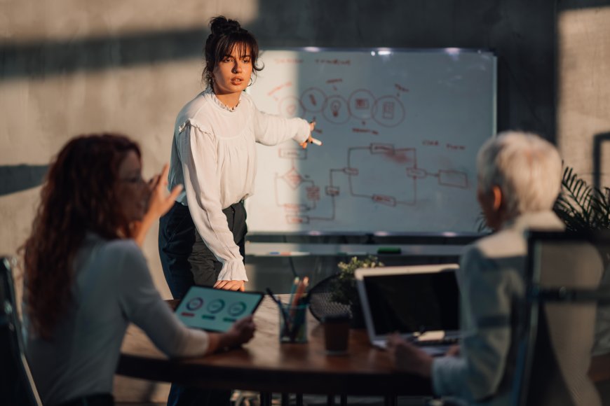 Young Leader Guiding Interns