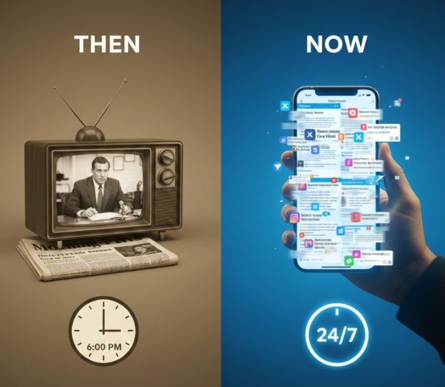 Trading the Evening News for the Infinite Scroll: How Our Constant Scrolling Broke the News Schedule