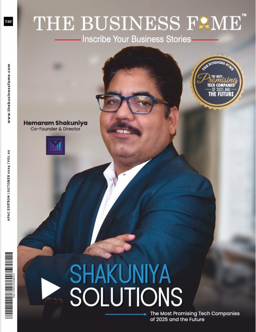 RTE Leader Shakuniya Solutions Earns Spot on Elite List of Most Promising Tech Companies for 2025