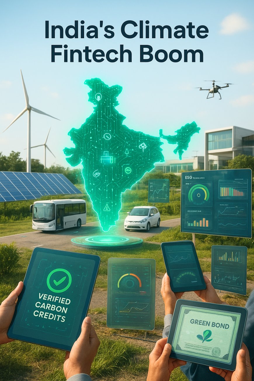 India’s Climate Fintech Boom Financing the Green Transition