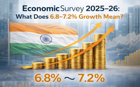 Economic Survey 2025–26: What Does 6.8–7.2% Growth Mean ?