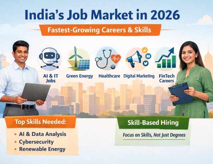 India Job Market 2026: Top Careers & Skills