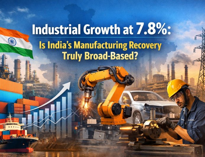 India’s Industrial Growth Jumps 7.8% — Real Revival?