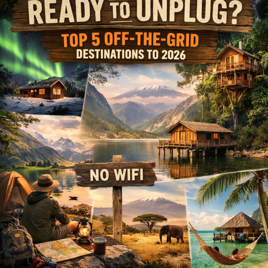 Ready to Unplug? Top 5 Off-the-Grid Destinations to 2026