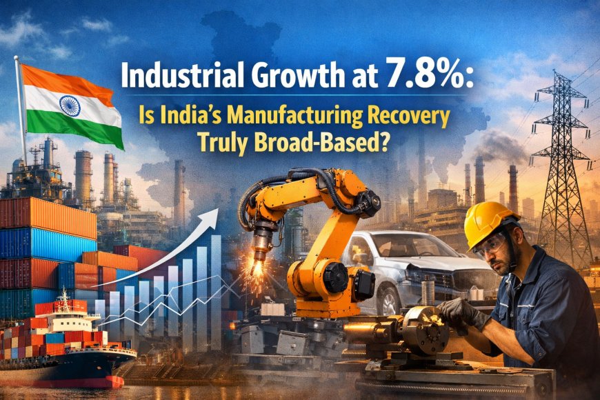 India’s Industrial Growth Jumps 7.8% — Real Revival?