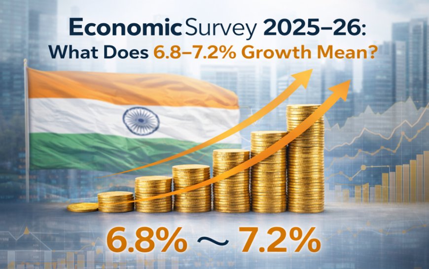 Economic Survey 2025–26: What Does 6.8–7.2% Growth Mean ?