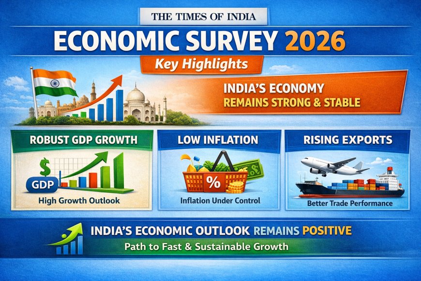 Economic Survey 2026: GDP Growth, Low Inflation, Strong Banks