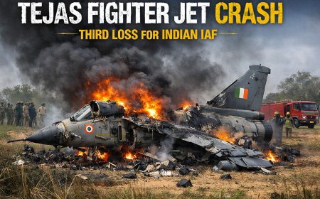 Tejas Fighter Jet Crash: Third Loss in India IAF 3