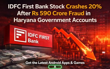 IDFC First Bank Stock Crashes 20% After Rs 590 Crore Fraud in Haryana Government Accounts
