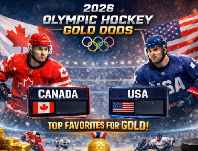 Canada and USA Lead Men’s Hockey Gold Odds at 2026 Winter Olympics