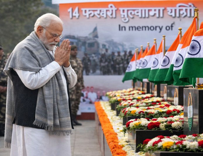 Pulwama Attack Anniversary: PM Modi Pays Tribute