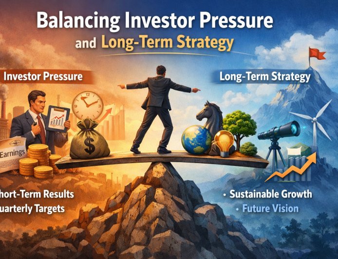 Balancing Investor Pressure and Long-Term Strategy