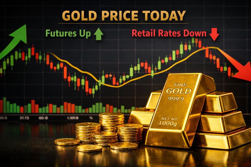Gold Price Today: Futures Gain Momentum While Retail Rates Slip Across Major Cities