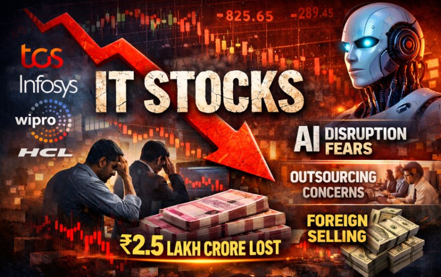 IT Stock Crash Shaves ₹2.5 Lakh Crore Off Market Value