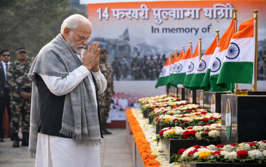 Pulwama Attack Anniversary: PM Modi Pays Tribute