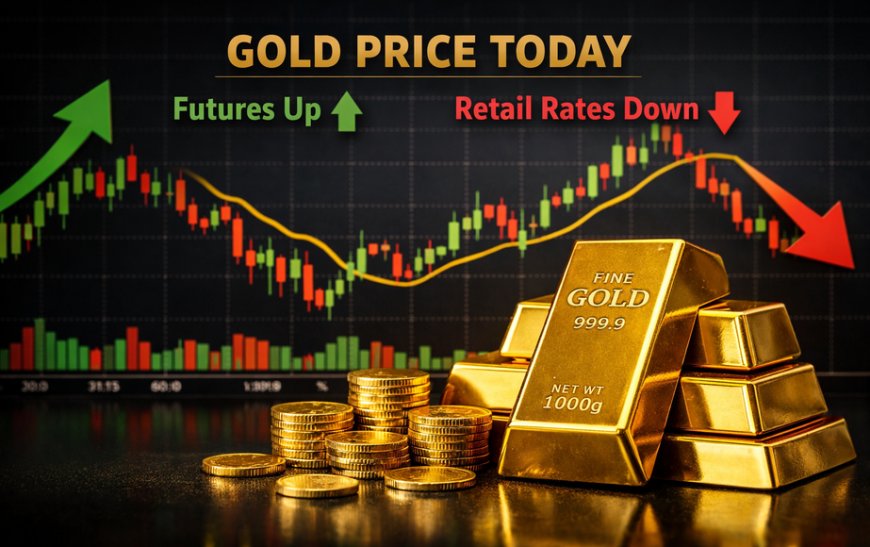 Gold Price Today: Futures Gain Momentum While Retail Rates Slip Across Major Cities