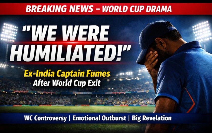 We Were Humiliated: Ex-India Captain Fumes in WC!!