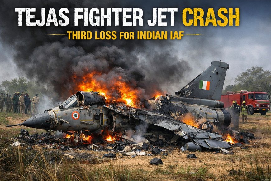 Tejas Fighter Jet Crash: Third Loss in India IAF 3
