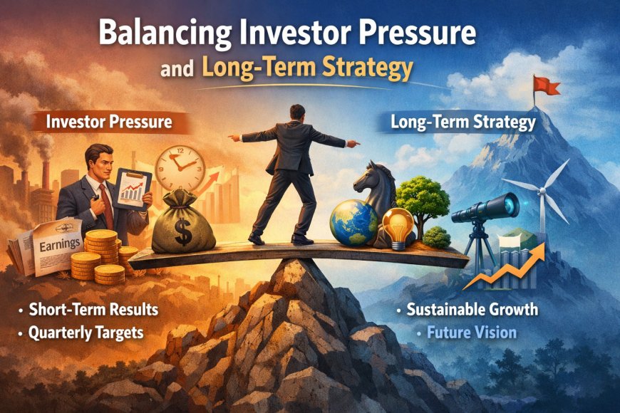Balancing Investor Pressure and Long-Term Strategy