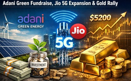 Adani Green Fundraise, Jio 5G Expansion & Gold Rally