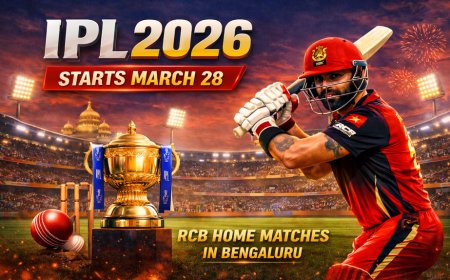 IPL 2026 Set for March 28 Start; RCB to Play Five Home Games in Bengaluru