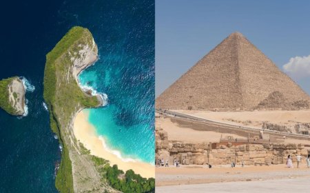Pyramids of Giza, Nusa Penida Tourism Growth Trends