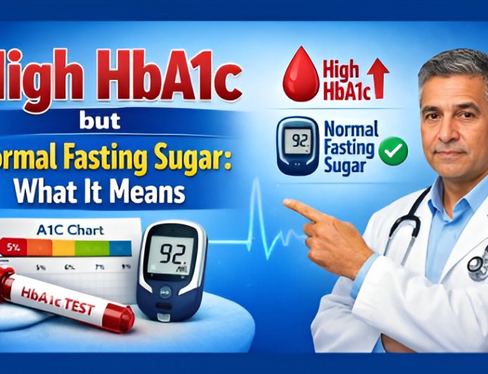 High HbA1c but Normal Fasting Sugar: What It Means