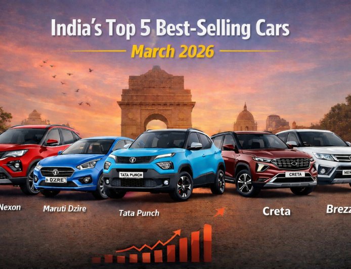 India’s Top 5 Best-Selling Cars List - March 2026