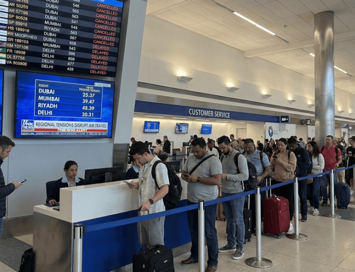 India Middle East Flights Disrupted Amid Tensions