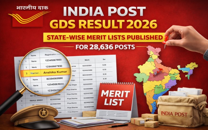 India Post GDS Result 2026 Released: State-Wise Merit Lists Published for 28,636 Posts