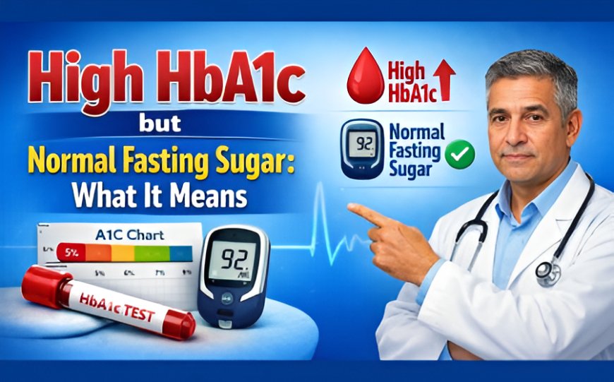 High HbA1c but Normal Fasting Sugar: What It Means