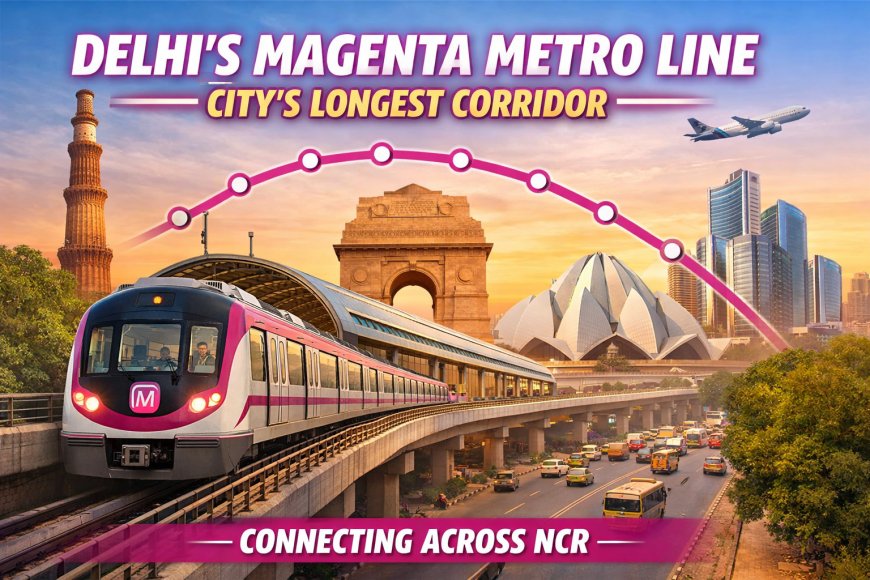 Delhi Magenta Metro Line Becomes NCR Longest Route