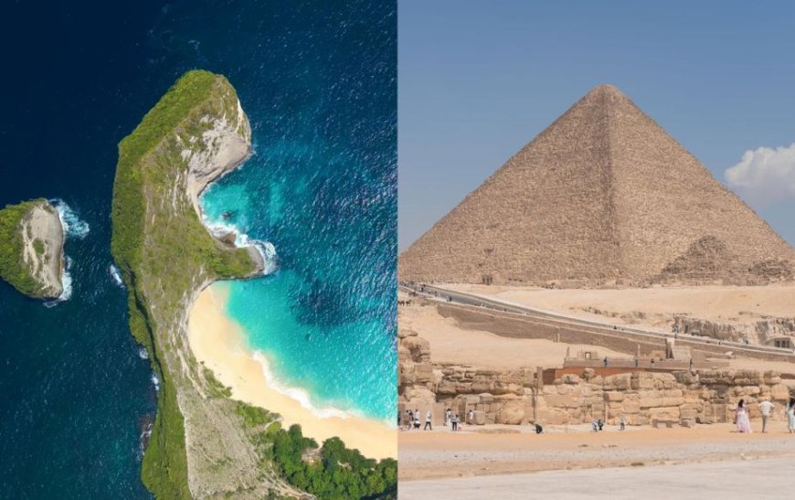 Pyramids of Giza, Nusa Penida Tourism Growth Trends