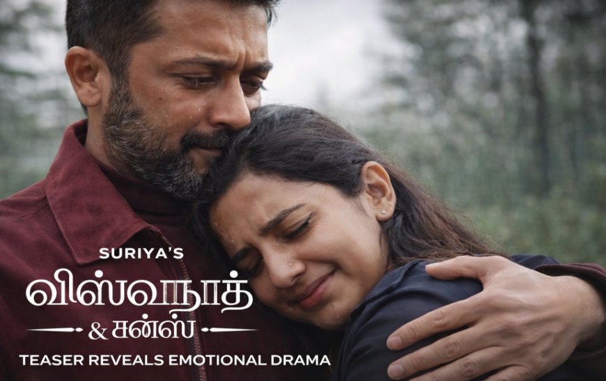 Suriya’s Vishwanath & Sons teaser reveals emotional drama.