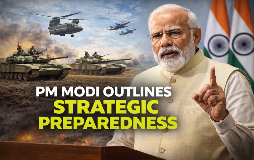 PM Modi outlines strategic preparedness.