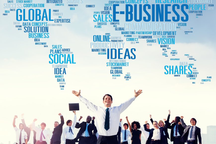 How do high-impact events help businesses expand globally?