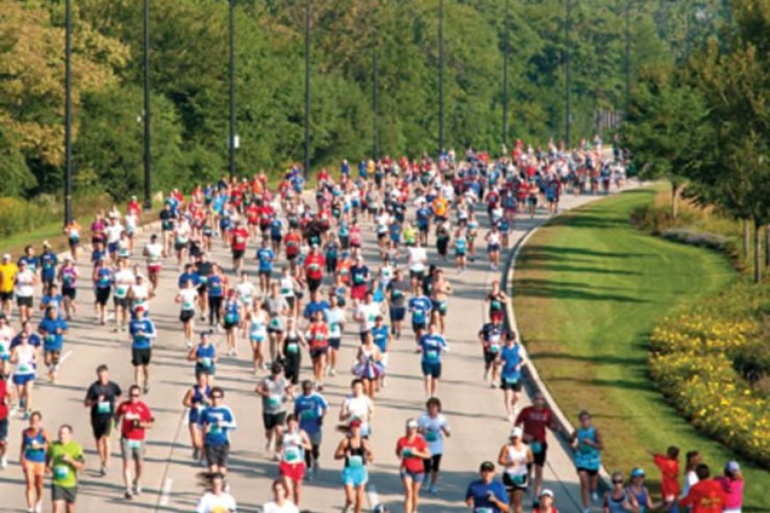 What is the primary skill required in long-distance running?