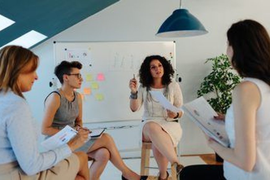 When sharing an idea with a group, you usually: