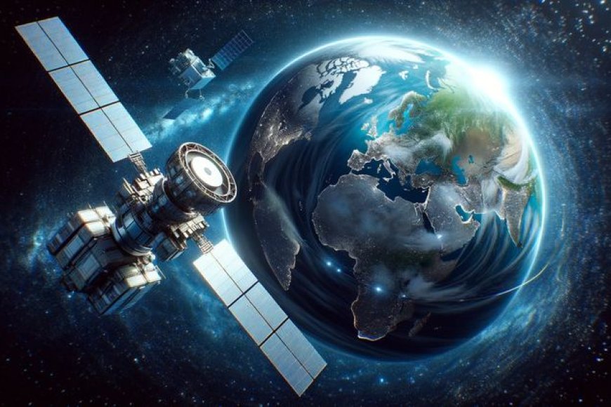 What does a geostationary satellite do?