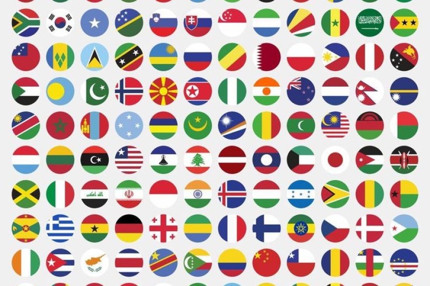Which country’s flag features a red circle on a white background?